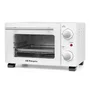 Orbegozo HO 975 Horno Eléctrico de Sobremesa, 800 W, Capacidad 10 Litros, Puerta con Doble Cristal, Temporizador 30 Min, Color Blanco, Ideal para Asar, Gratinar y Tostar